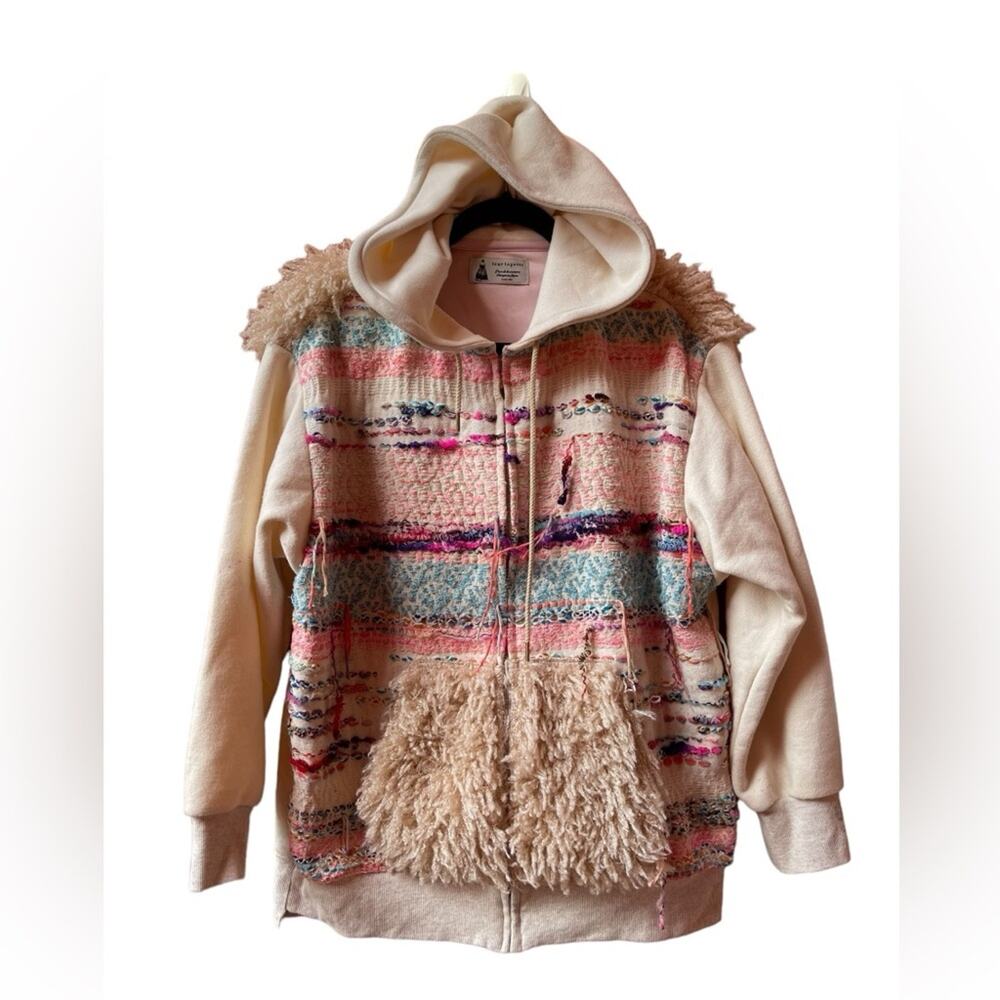 leur logette woman wool/cotton hoodie Size: 1